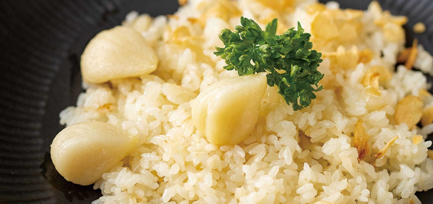 美六姫のガーリックライス